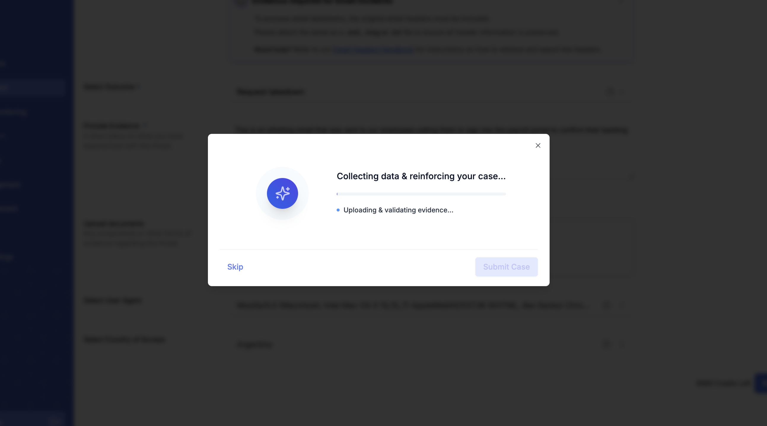 Automated Incident Review Screenshot